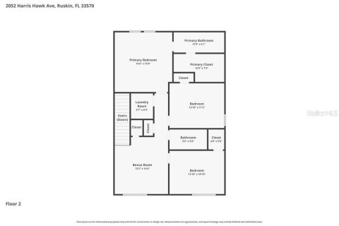 Casa en alquiler en Ruskin, Florida, 3 dormitorios, 176.14 m2 № 2220320 - foto 2