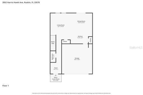 Casa en alquiler en Ruskin, Florida, 3 dormitorios, 176.14 m2 № 2220320 - foto 3