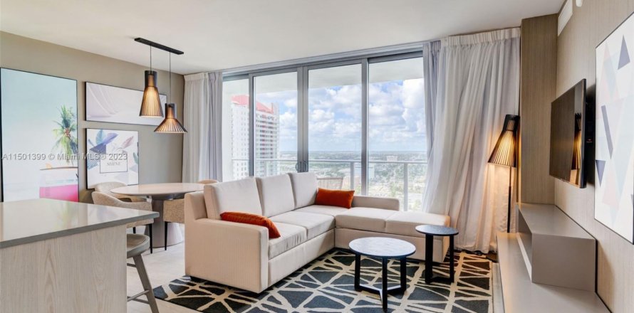 Condo à Hollywood, Floride, 1 chambre № 1860842