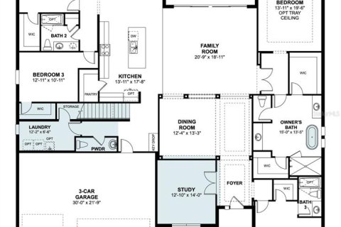 House in Oviedo, Florida 5 bedrooms, 420.85 sq.m. № 2202203 - photo 2