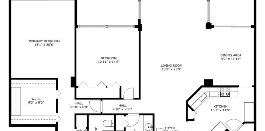 Condo in Boca Raton, Florida, 2 bedrooms № 1208198