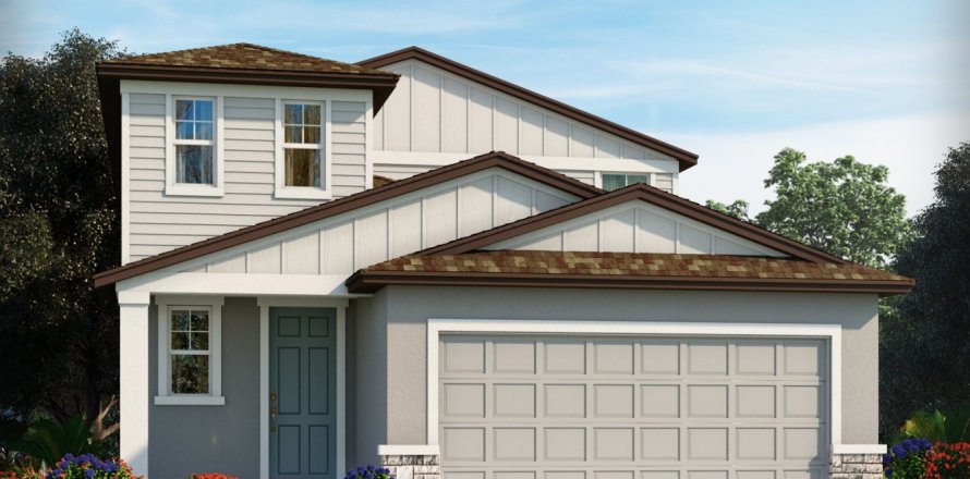 House in Monroe Meadows in Zephyrhills, Florida 4 bedrooms, 201 sq.m. № 396553