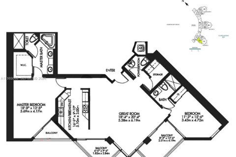 Condominio en alquiler en Aventura, Florida, 2 dormitorios, 149.57 m2 № 2055547 - foto 27
