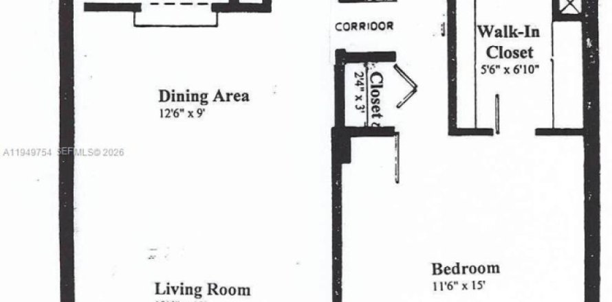 Квартира в Майами, Флорида 1 спальня, 75.53м2 № 2005533