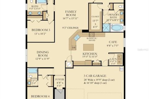 Villa ou maison à vendre à Groveland, Floride: 4 chambres, 221.01 m2 № 2139651 - photo 11