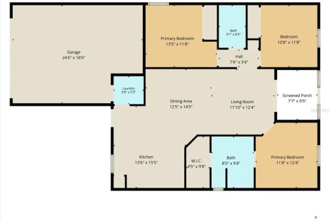 Casa en venta en Floral City, Florida, 3 dormitorios, 127.09 m2 № 2384412 - foto 2