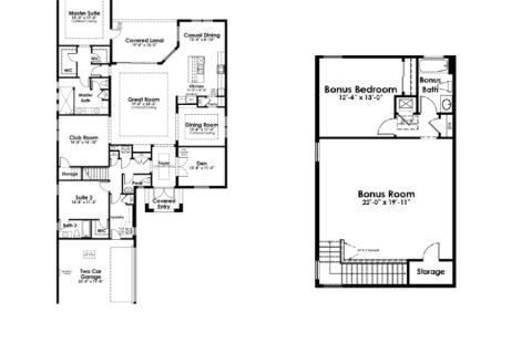 House floor plan «House», 3 bedrooms in Cresswind Lakewood Ranch