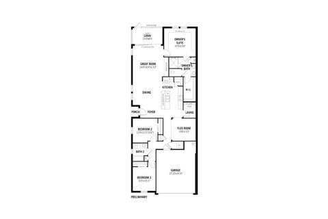 House floor plan «163SQM», 3 bedrooms in THE PRESERVE AT LA PALOMA