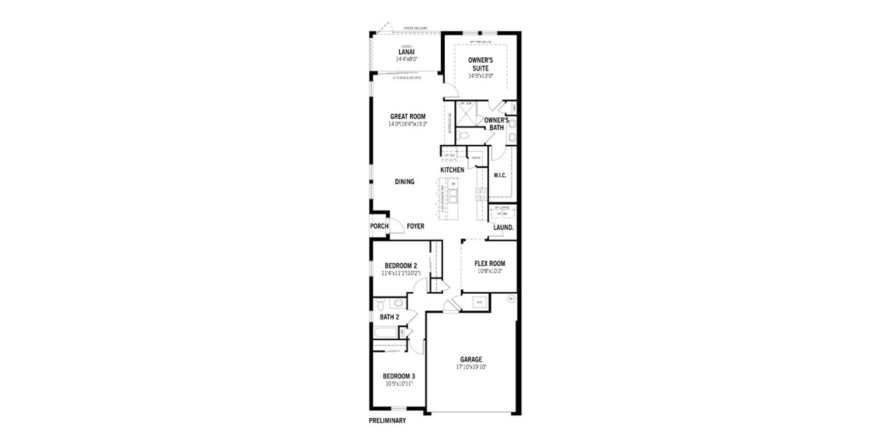 House in THE PRESERVE AT LA PALOMA in Sun City Center, Florida 3 bedrooms, 163 sq.m. № 32449
