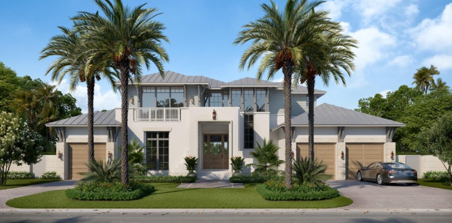 House in Delray Beach, Florida 5 bedrooms, 457.82 sq.m. № 1031782