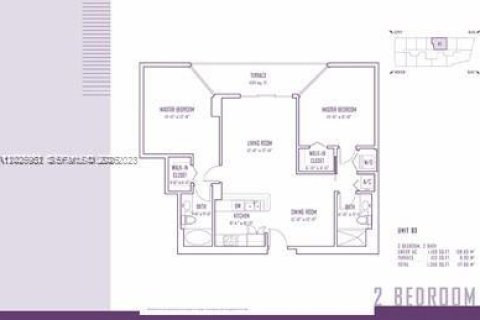 Condo in Miami, Florida, 2 bedrooms № 2145741 - photo 14