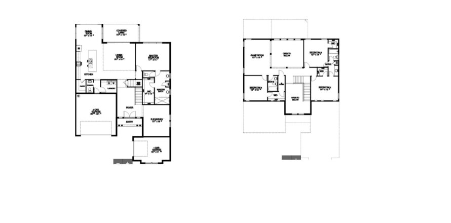 House floor plan «House», 3 bedrooms in Woodhaven