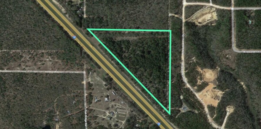Terreno en De Funiak Springs, Florida № 590477