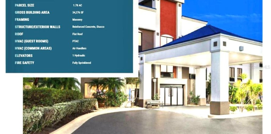 Hotel in Vero Beach, Florida 3080.45 sq.m. № 1796900