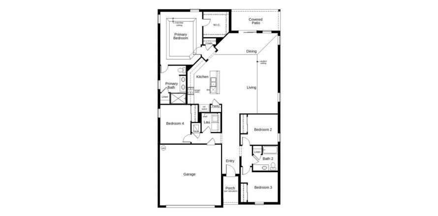 Townhouse floor plan «185SQM 139», 4 bedrooms in MATTIE POINTE