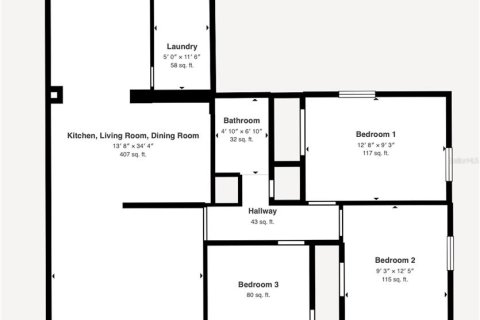 Купить виллу или дом в Орландо, Флорида 6 комнат, 122.82м2, № 2094788 - фото 20