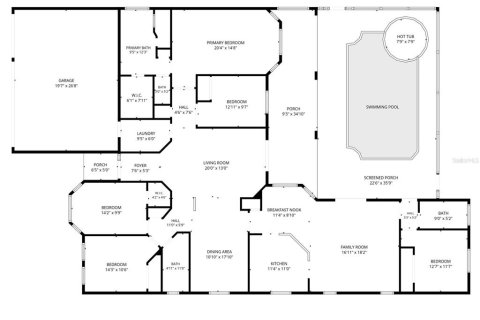 House in Spring Hill, Florida 5 bedrooms, 236.99 sq.m. № 2227667 - photo 6