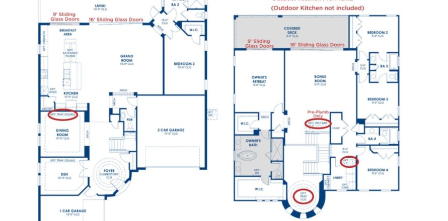 Development floor plan «House», 5 bedrooms in The Sanctuary by WestBay