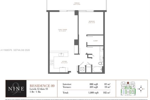 Купить кондоминиум в Майами, Флорида 1 спальня, 76.09м2, № 2067743 - фото 16