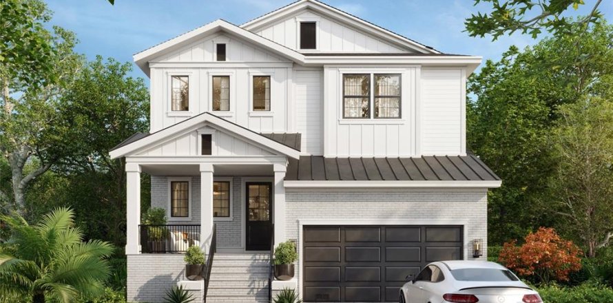 House in Tampa, Florida 4 bedrooms, 306.58 sq.m. № 1666526