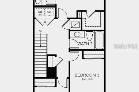 Townhouse in Kissimmee, Florida 3 bedrooms, 127.55 sq.m. № 1791931 - photo 3
