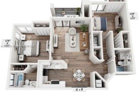 Appartement à louer à Coconut Creek, Floride: 2 chambres, 111.2 m2 № 1947592 - photo 3