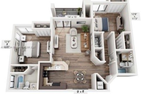 Appartement à louer à Coconut Creek, Floride: 2 chambres, 111.2 m2 № 1947592 - photo 2