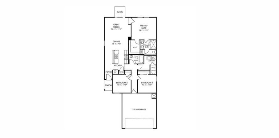 Casa en Palm Coast, Florida 3 dormitorios, 117.89 m2 № 1805003