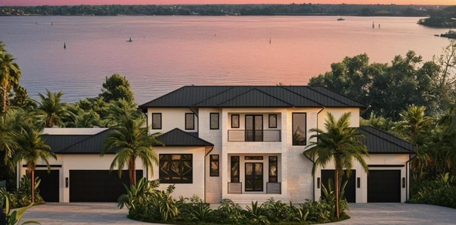 House in Sarasota, Florida 5 bedrooms, 564.75 sq.m. № 2125399