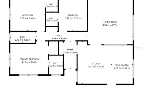 House in Dunedin, Florida 3 bedrooms, 131.36 sq.m. № 2137759 - photo 1