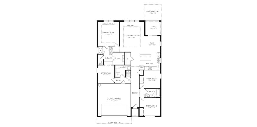 House in PINEWOOD RESERVE in Orlando, Florida 4 bedrooms, 171 sq.m. № 38248