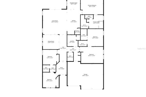 Casa en venta en Newberry, Florida, 4 dormitorios, 257.15 m2 № 1866314 - foto 5