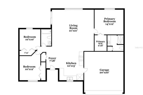 Casa en alquiler en Deltona, Florida, 3 dormitorios, 129.69 m2 № 1690606 - foto 2