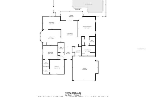 House in New Port Richey, Florida 3 bedrooms, 161.28 sq.m. № 2420119 - photo 7
