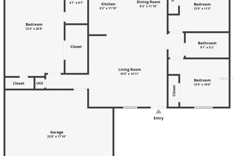 House in Palm Coast, Florida 3 bedrooms, 113.71 sq.m. № 1416083 - photo 30