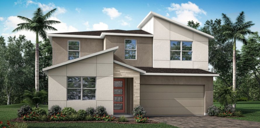 House in Asbury At Chapel Crossings in Wesley Chapel, Florida 5 bedrooms, 261 sq.m. № 409984
