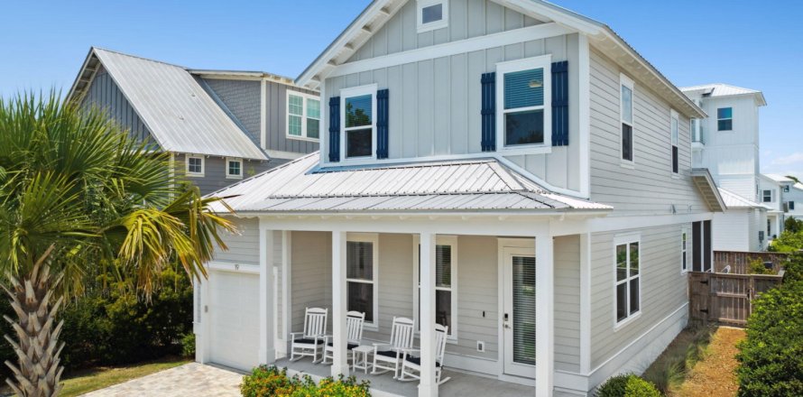 House in Inlet Beach, Florida 4 bedrooms, 196.02 sq.m. № 590049