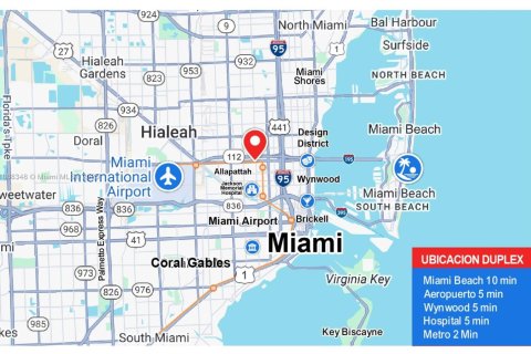 Снять в аренду виллу или дом в Майами, Флорида 2 спальни, 69.49м2, № 1950049 - фото 26