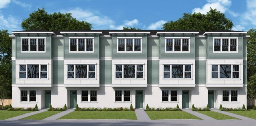 Townhouse in Saint Petersburg, Florida 3 bedrooms, 181.35 sq.m. № 2224967