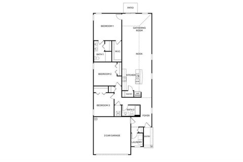 Casa en venta en Bunnell, Florida, 3 dormitorios, 153.75 m2 № 2092032 - foto 2