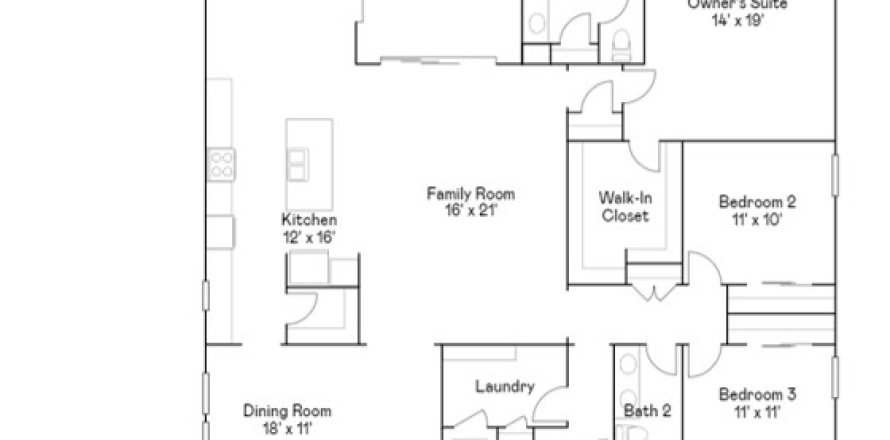 House in Apopka, Florida 4 bedrooms, 235.23 sq.m. № 1879471