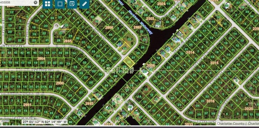 Land in Port Charlotte, Florida № 2104334