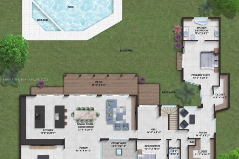 House in Hollywood, Florida 6 bedrooms, 497.68 sq.m. № 2013650 - photo 7