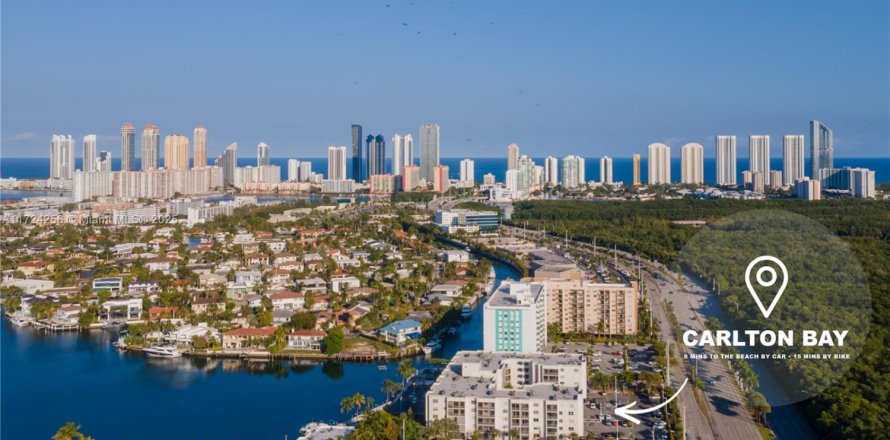 Condo in North Miami Beach, Florida, 1 bedroom № 1474766