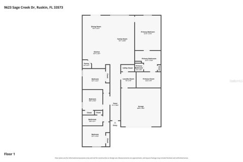 House in BELMONT in Ruskin, Florida 4 bedrooms, 179.86 sq.m. № 2210247 - photo 29