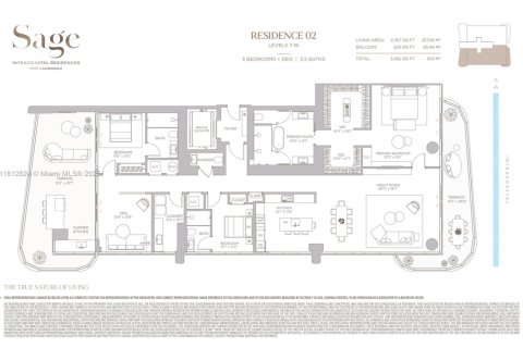 Купить кондоминиум в Форт-Лодердейл, Флорида 3 спальни, 257.06м2, № 1758639 - фото 18