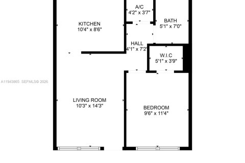 Casa en alquiler en North Miami Beach, Florida, 1 dormitorio № 2059973 - foto 14