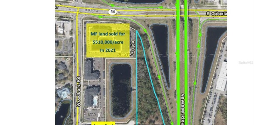 Terreno en Orlando, Florida № 1733786