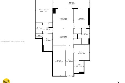 Condominio en venta en Hallandale Beach, Florida, 3 dormitorios, 145.95 m2 № 2004353 - foto 7