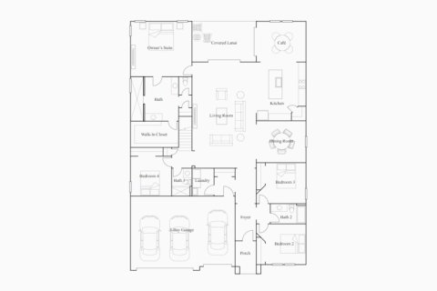 Townhouse floor plan «247SQM MEDALLION», 4 bedrooms in BELLECHASE